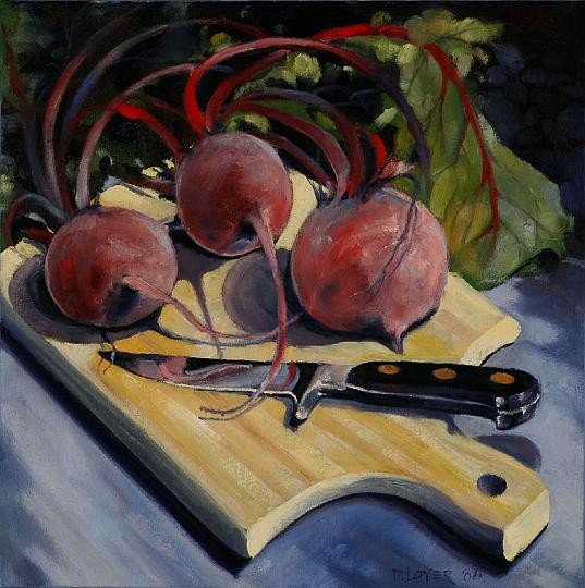 Beet Study.jpg - Beet Study 16"X16" SOLD